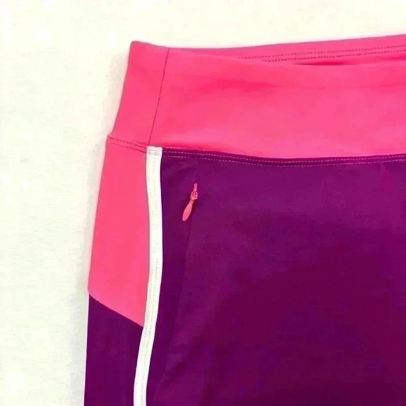 Anikka Cutter & Buck Pink Moisture Wicking 50+ UPF Pull-on Athletic Skort Size M - Picture 5 of 16